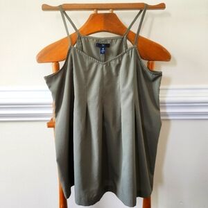 Gap Sage Green Flowy String Tank Size M